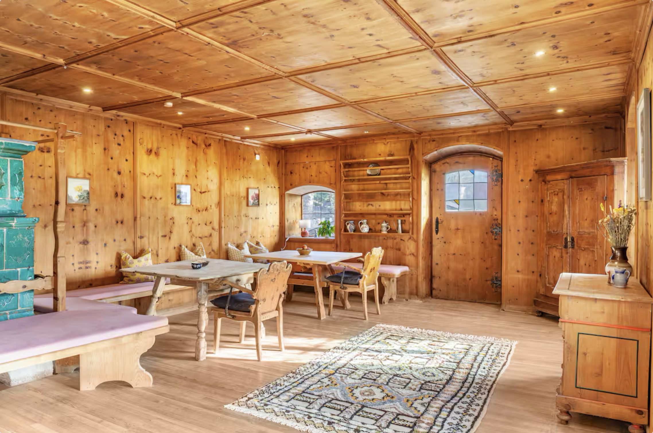 Bavarian alpine lodging with mountain views
